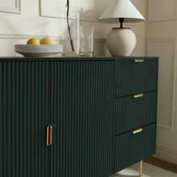 OHS Ribbed Sideboard - Deep Forest Green - thumbnail 3