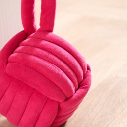 OHS Velvet Rope Doorstop - Hot Pink - thumbnail 2