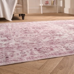 OHS Washable Vintage Printed Rug, Blush - 120 x 170 cm - thumbnail 3