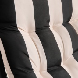 OHS Stripe Print Gravity Chair Cushion - Monochrome - thumbnail 3
