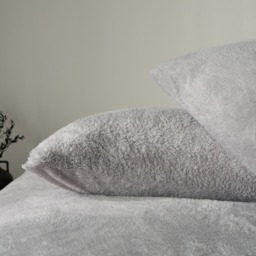 OHS Teddy Fleece Pillowcases - Grey - thumbnail 2