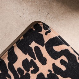 OHS Leopard Print Bath Mat - Natural - thumbnail 4