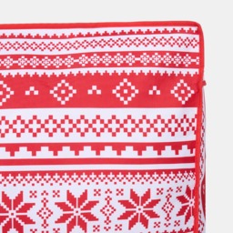 OHS Nordic Print Christmas Tree Storage Bag - Red - thumbnail 5
