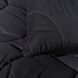 OHS Football Quilted Coverless 7.5 Tog Duvet Set, Black - Double - thumbnail 2