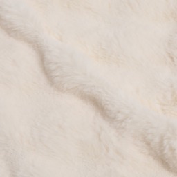 OHS Bubble Faux Fur Throw - Cream - thumbnail 4