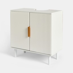 OHS Ribbed Under Sink Unit - White - thumbnail 4