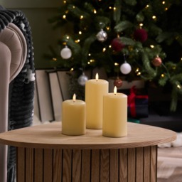 OHS LED Candles, Cream - 3 Pack - thumbnail 1