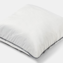OHS Matte Velvet Piped Edge Cushion Covers, Grey - 55 x 55cm - thumbnail 5