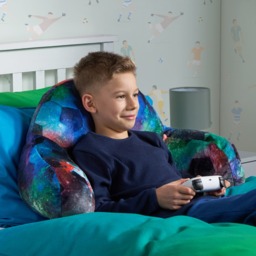 OHS Kids Football Fleece Cuddle Cushion - Neon - thumbnail 3
