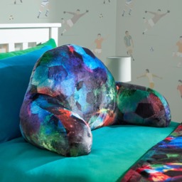 OHS Kids Football Fleece Cuddle Cushion - Neon - thumbnail 1