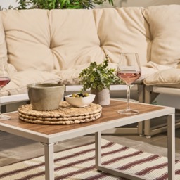 OHS Santorini 5 Seater Corner Sofa Set - Natural - thumbnail 2