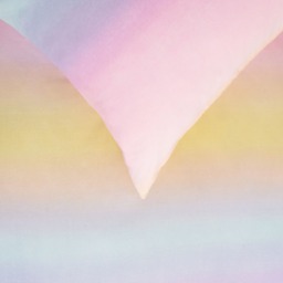 OHS Rainbow Ombre Duvet Set, Multi - Double - thumbnail 4