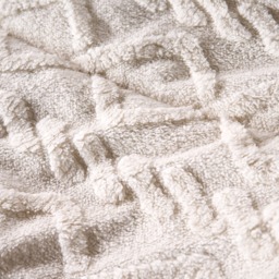 OHS Coverless Cable Knit 10.5 Tog Duvet Set, Cream - Single - thumbnail 3