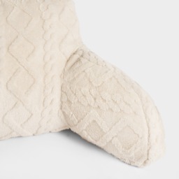 OHS Cable Knit Cuddle Cushion - Cream - thumbnail 5
