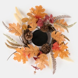 OHS Autumn Harvest Candle Holder - Brown - thumbnail 4