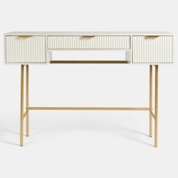 OHS Ribbed Dressing Table - White - thumbnail 3