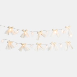 OHS 10 Pack LED Bow String Lights - Cream