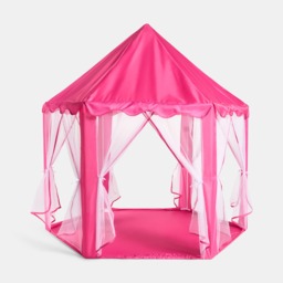 OHS Kids Outdoor Play Tent with Curtains - Hot Pink - thumbnail 4