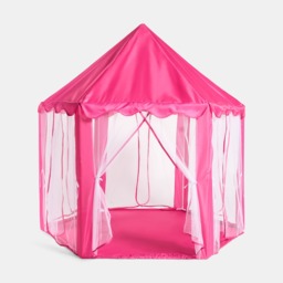OHS Kids Outdoor Play Tent with Curtains - Hot Pink - thumbnail 5