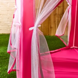 OHS Kids Outdoor Play Tent with Curtains - Hot Pink - thumbnail 2