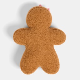 OHS Toffee the Gingerbread Girl Cushion - Brown - thumbnail 4
