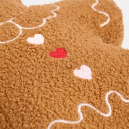 OHS Toffee the Gingerbread Girl Cushion - Brown - thumbnail 5
