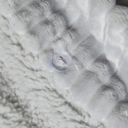 OHS Ribbed Fleece Duvet Cover Set, Silver - Double - thumbnail 4