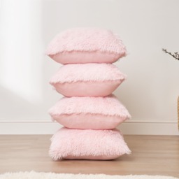 OHS Fluffy Cushion Covers - Blush - thumbnail 4