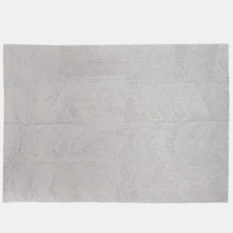 OHS Chevron Carved Rug, Grey - 120 x 170cm - thumbnail 3