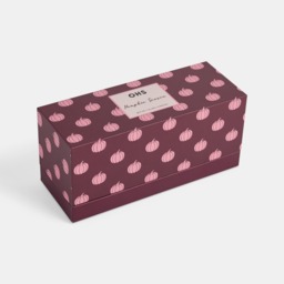 OHS 3 Glass Scented Candles Set, Pumpkin Print - Burgundy - thumbnail 2