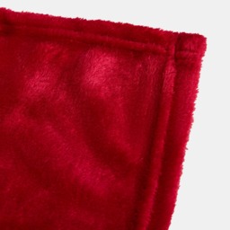 OHS Ultra Soft Throw, Red - 150 x 200cm - thumbnail 3