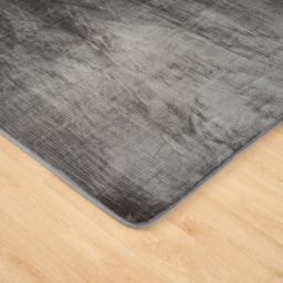 OHS Filled Microplush Rug, Charcoal - 120 x 170cm - thumbnail 3