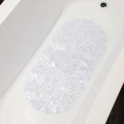 OHS PVC Slip Resistant Bath Mat - Clear - thumbnail 2