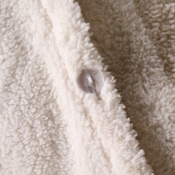 OHS Tufted Boucle Stripe Fleece Duvet Cover Set, Natural - Double - thumbnail 4