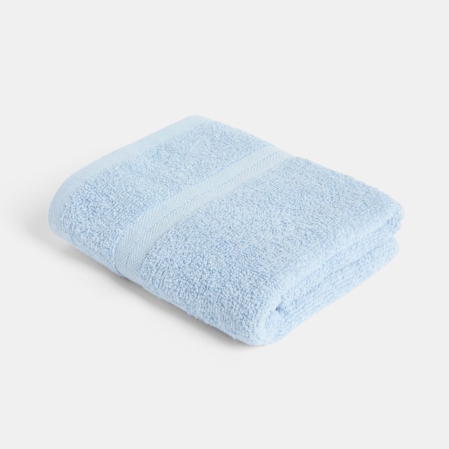 OHS 100% Cotton Hand Towel, Dusky Blue - 1PC - image 1