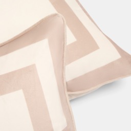 OHS 4 Pack Square Print Cushion Covers - Natural/Cream - thumbnail 4