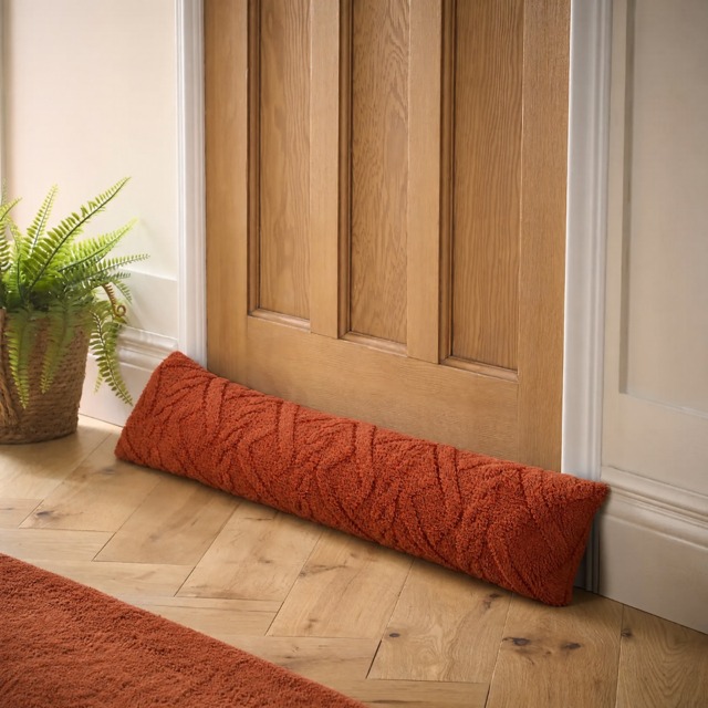 OHS Cable Knit Draught Excluder - Rust - image 1