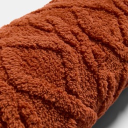 OHS Cable Knit Draught Excluder - Rust - thumbnail 4