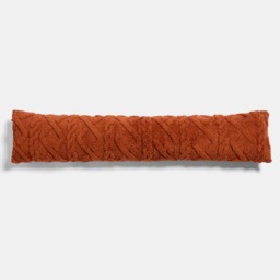 OHS Cable Knit Draught Excluder - Rust - thumbnail 5