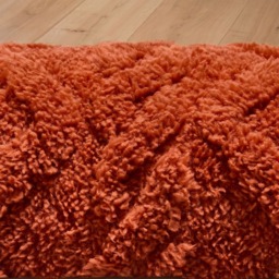 OHS Cable Knit Draught Excluder - Rust - thumbnail 2
