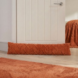 OHS Cable Knit Draught Excluder - Rust