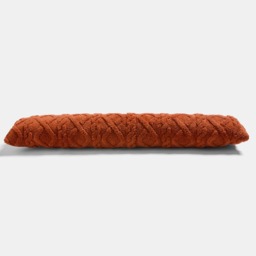 OHS Cable Knit Draught Excluder - Rust - thumbnail 5