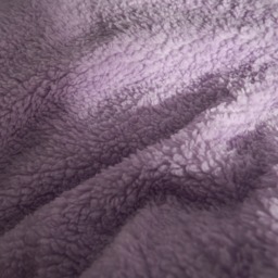 OHS Teddy Fleece Duvet Cover Set, Lilac - Single - thumbnail 5