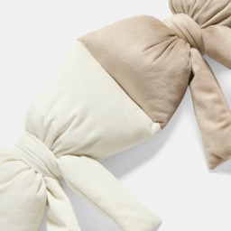 OHS Bow Shaped Draught Excluder - Natural/White - thumbnail 4