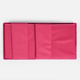 OHS Matte Velvet 6-Drawer Storage Chest - Hot Pink - thumbnail 5