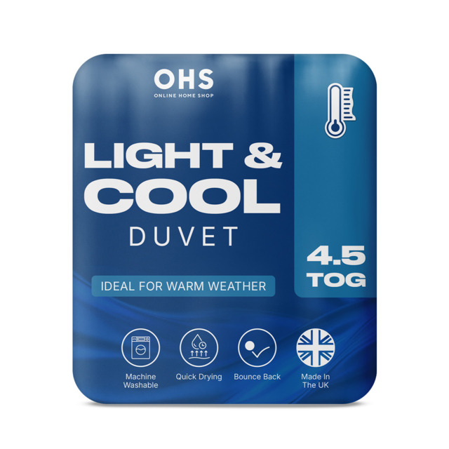 OHS 4.5 Tog Light & Cool Duvet - Double - image 1