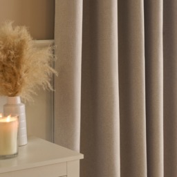 "OHS Woven Texture Eyelet Ultra Blackout Curtains, Natural - 66 x 72""" - thumbnail 3