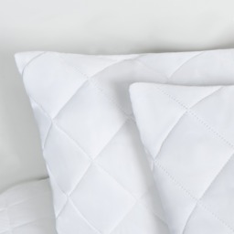 OHS 2 Pack Pinsonic Soft Touch Pillow Protectors - White - thumbnail 3