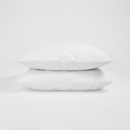 OHS 2 Pack Pinsonic Soft Touch Pillow Protectors - White - thumbnail 4