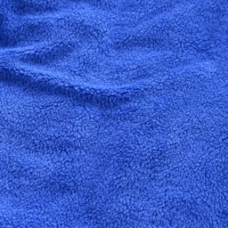 OHS Teddy Fleece Reversible Duvet Cover Set, Blue/Sea Blue - Single - thumbnail 3